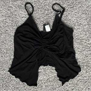 H&M tie front tank top
